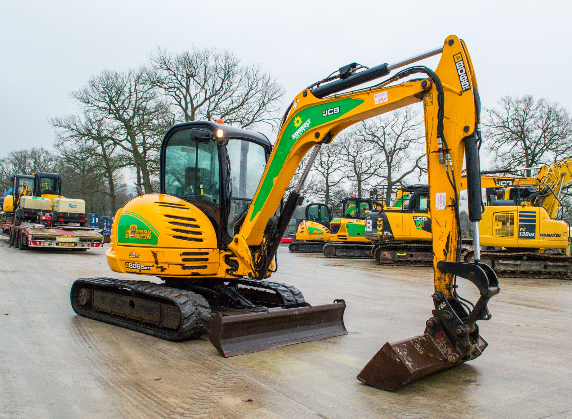 JCB 8065 RTS 6.5 tonne rubber tracked midi excavator Year: 2013 S/N: 1538571 Recorded Hours: 3047 - Image 2 of 19