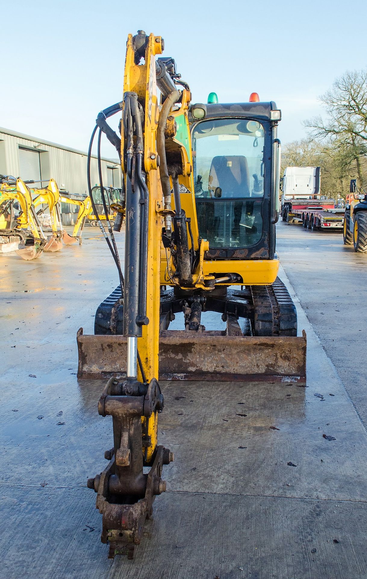 JCB 8050 ZTS 5 tonne rubber tracked excavator Year: 2013 S/N: 1741976 Recorded Hours: 3800 blade, - Image 5 of 23