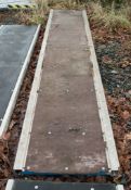 Aluminium staging board approximately 10ft long 3311-7024