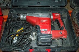 Milwaukee K500S 110v SDS rotary hammer drill c/w carry case ** Chuck damaged ** 1807-6020