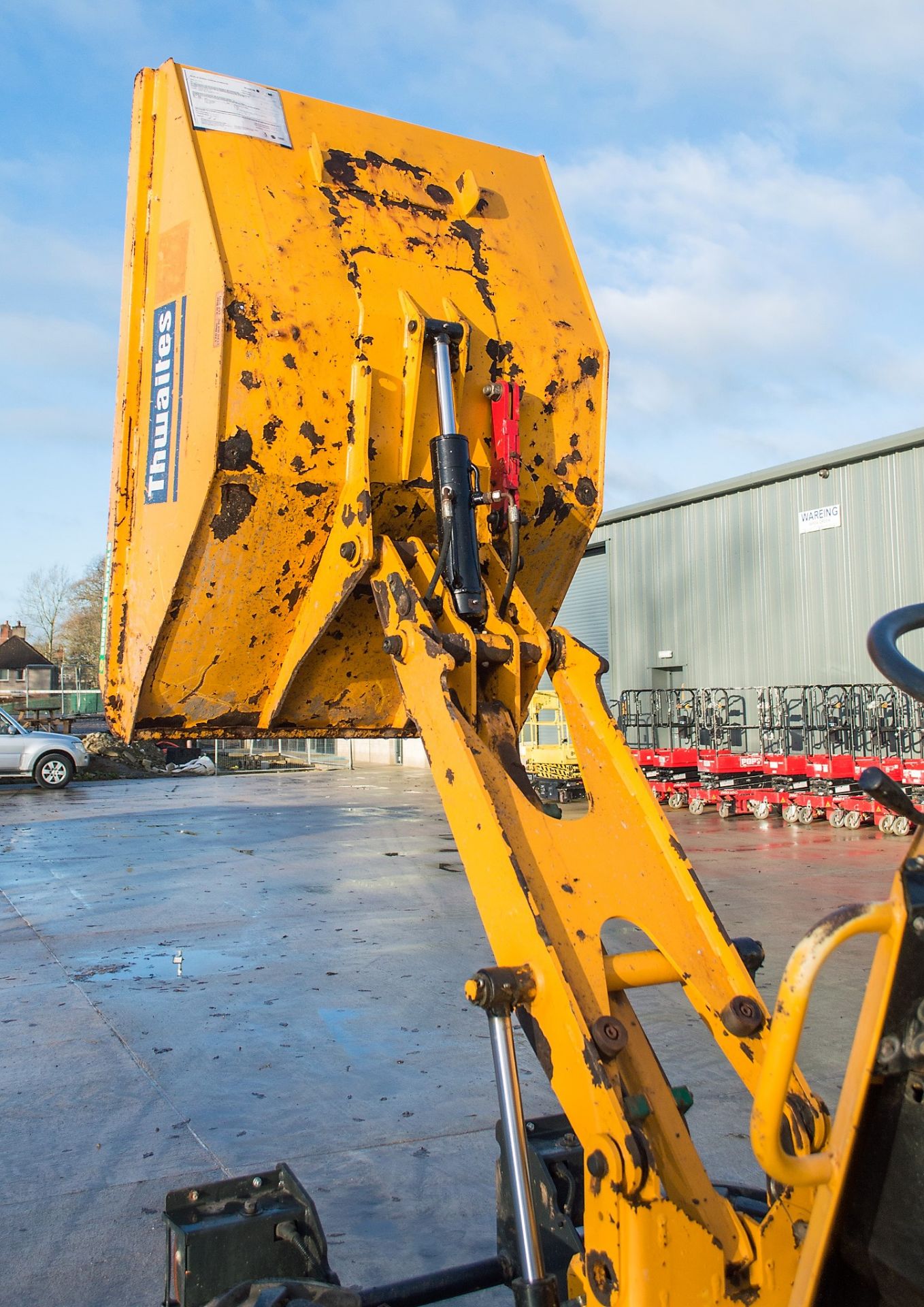 Thwaites 1 tonne hi-tip dumper Year: 2014 S/N: 141709661 Recorded Hours: 1372 A656873 - Image 10 of 20