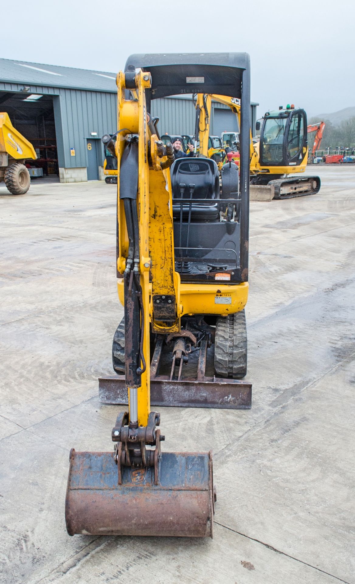 JCB 8014 CTS 1.5 tonne rubber tracked mini excavator Year: 2014 S/N: 2070496 Recorded Hours: 1539 - Image 5 of 20