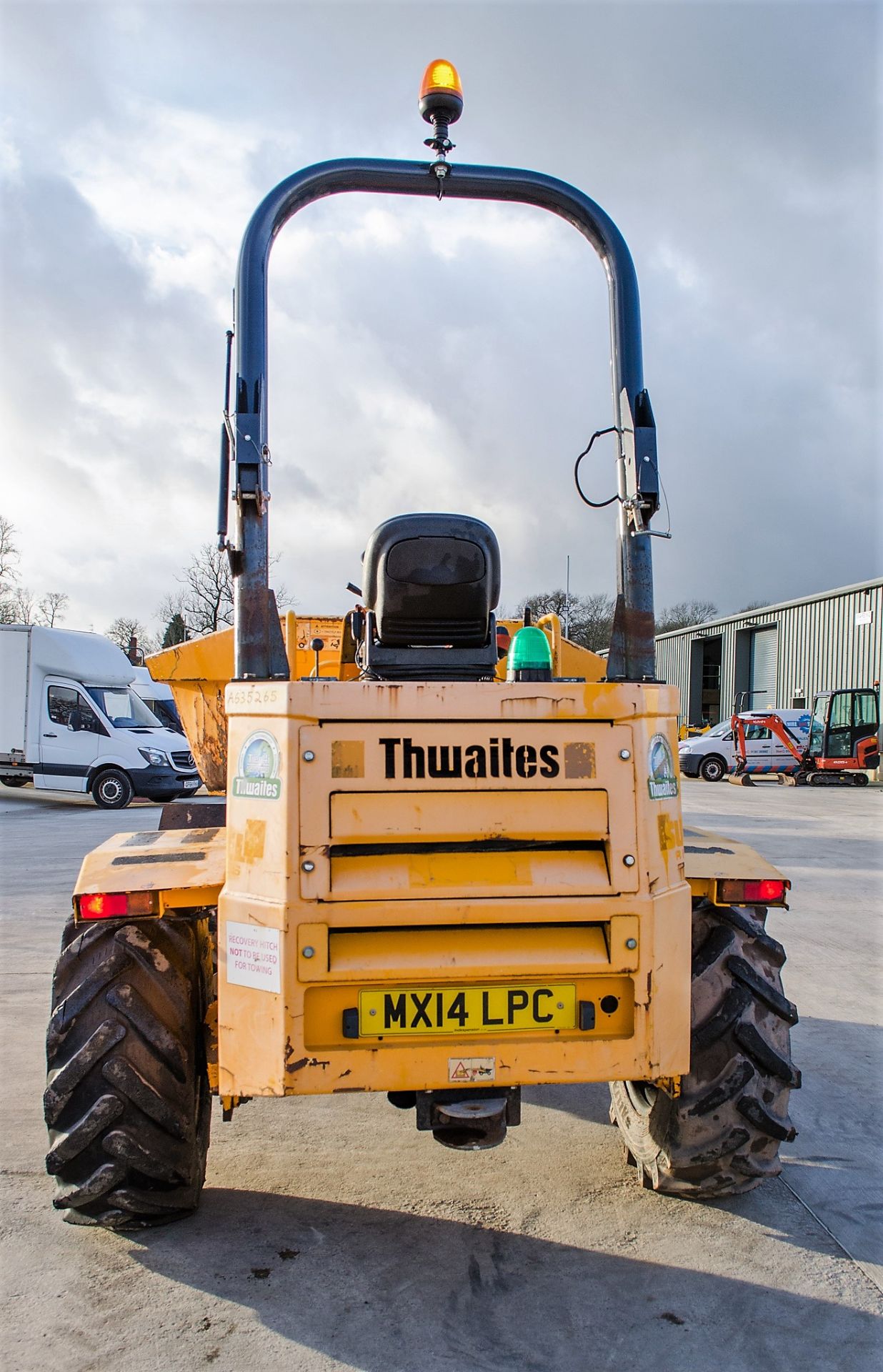 Thwaites 6 tonne swivel skip dumper Year: 2014 S/N: 1C7539 Recorded Hours: 1858 c/w V5C registration - Image 6 of 20