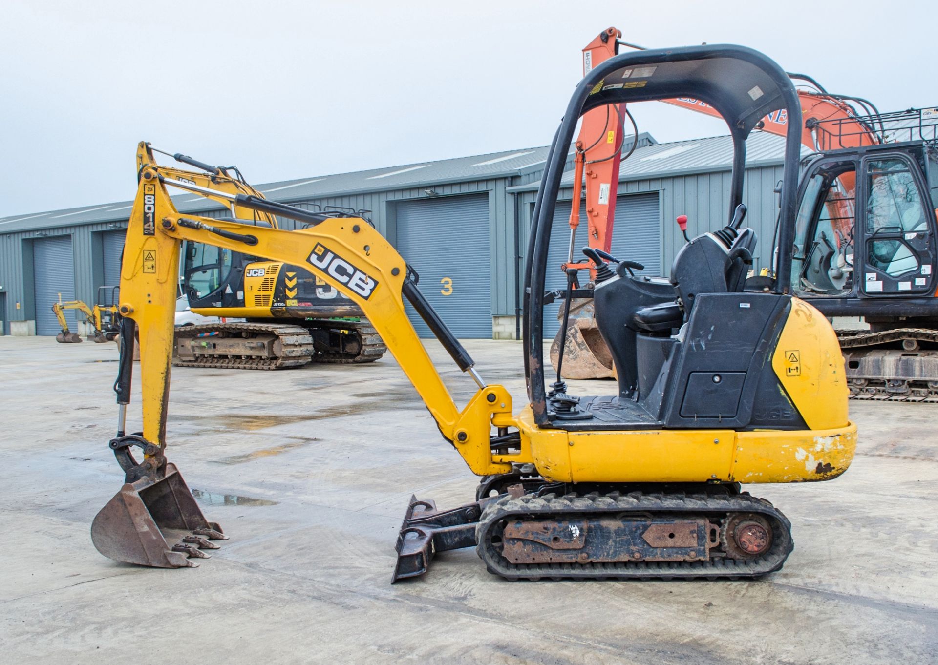 JCB 8014 CTS 1.5 tonne rubber tracked mini excavator Year: 2014 S/N: 2070496 Recorded Hours: 1539 - Image 7 of 20