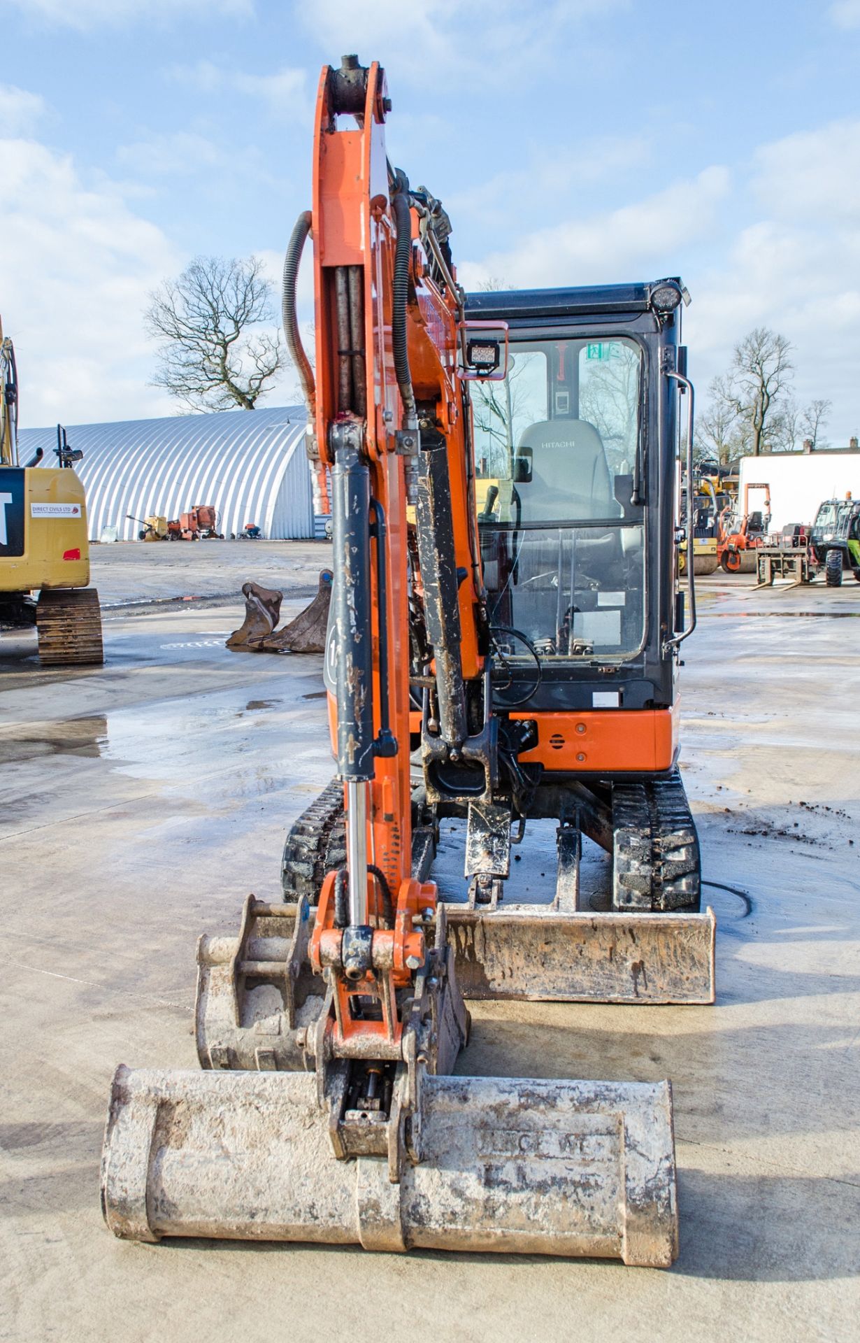 Hitachi ZX 29U-3 3 tonne rubber tracked mini excavator Year: 2013 S/N: 21228 Recorded hours: 5284 - Image 5 of 25