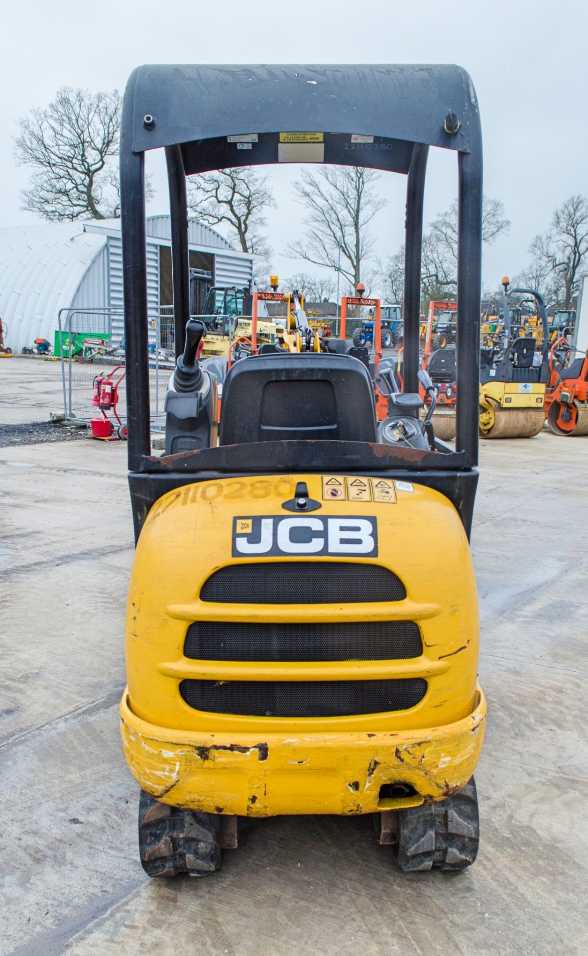 JCB 8014 CTS 1.5 tonne rubber tracked mini excavator Year: 2014 S/N: 2070496 Recorded Hours: 1539 - Image 6 of 20