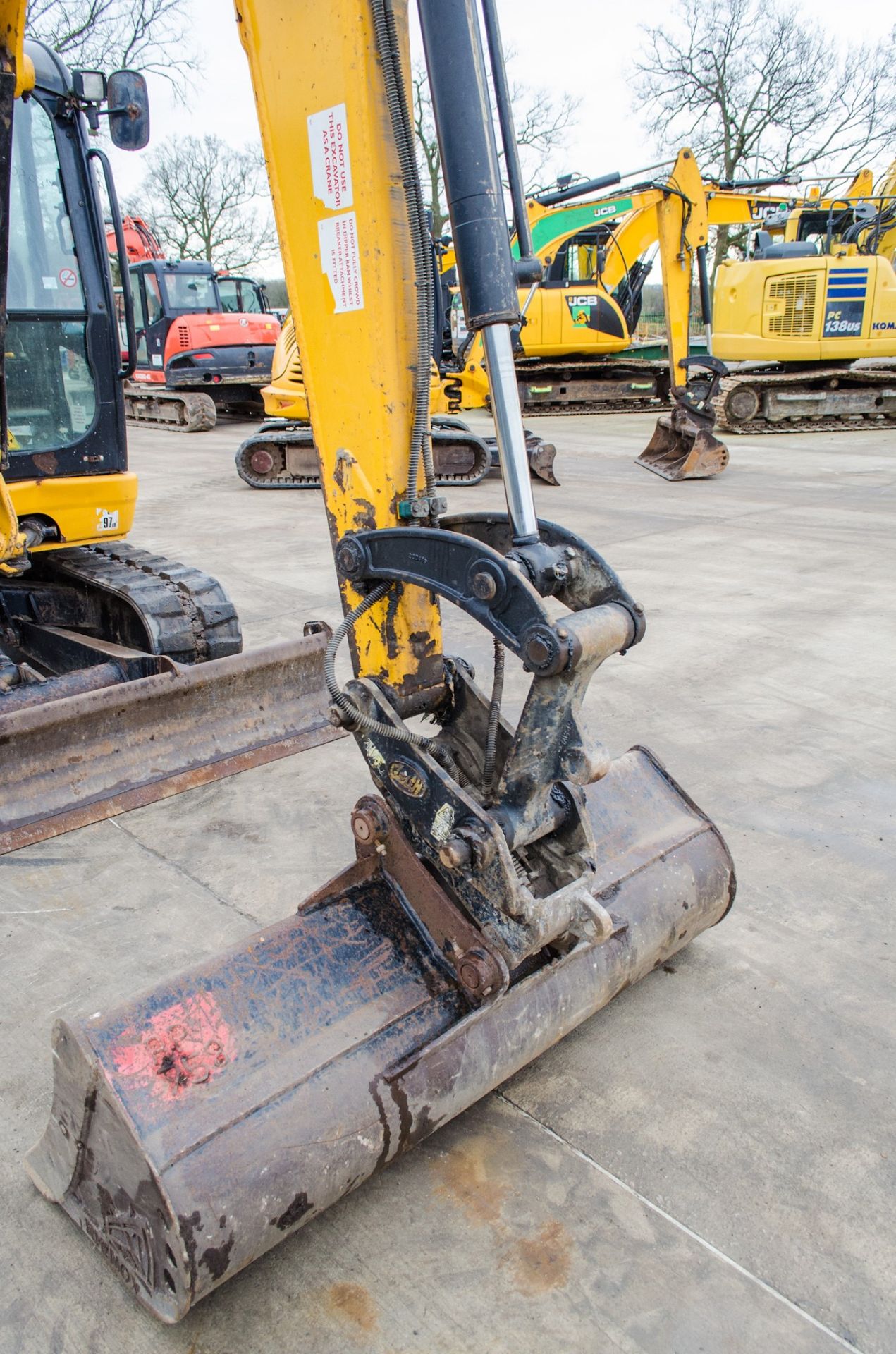 JCB 8055 RTS 5.5 tonne rubber tracked excavator Year: 2015 S/N: 2426300 Recorded Hours: 2924 - Image 13 of 24