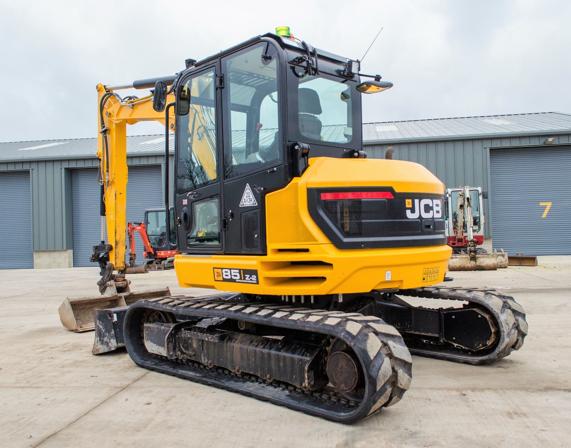 JCB 85 Z-2 Groundworker 8.5 tonne rubber tracked excavator Year: 2020 S/N: 2735672 Recorded Hours: - Image 4 of 30