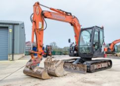 Hitachi ZX 85 US-5A 8.5 tonne rubber tracked midi excavator Year: 2013 S/N: 80038 Recorded hours:
