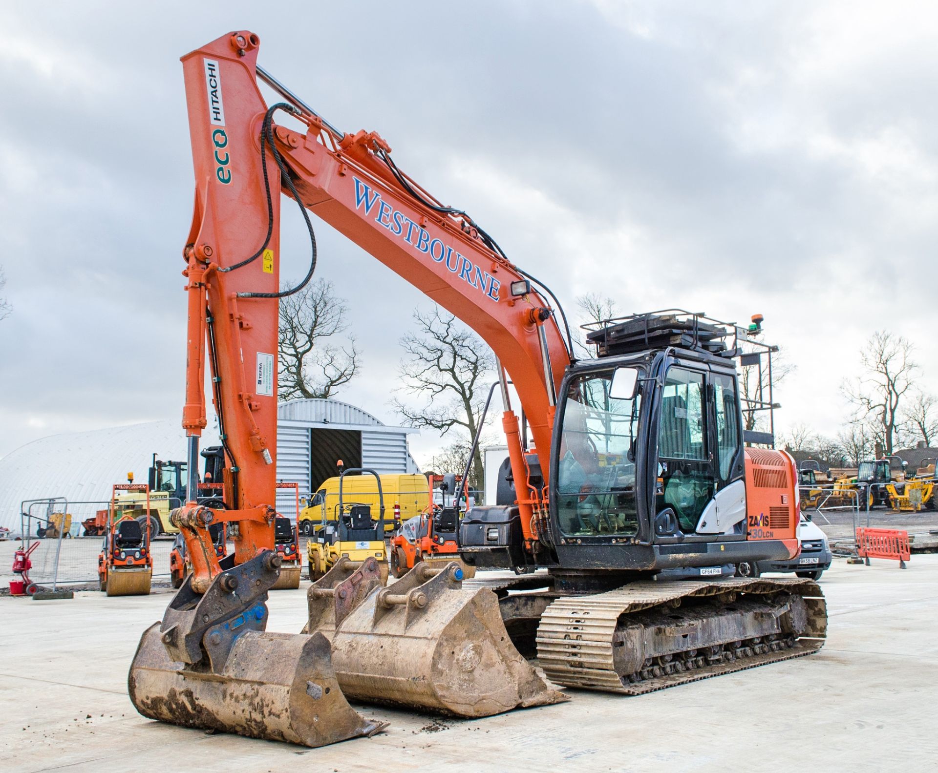 Hitachi ZX 130 LCN-5B 14 tonne steel tracked excavator Year: 2014 S/N: 91931 Recorded hours: 9626