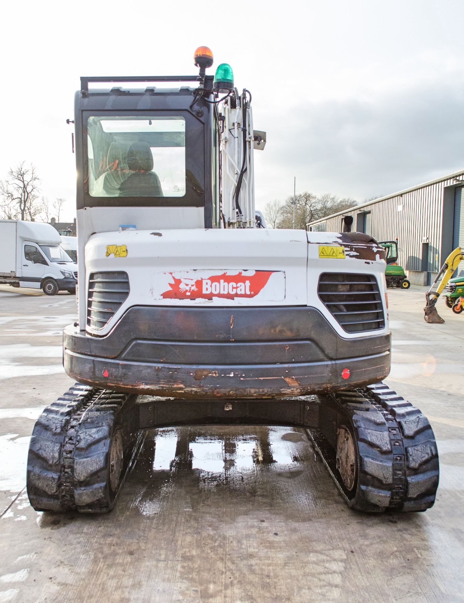Bobcat E85 8.5 tonne rubber tracked excavator Year: 2014 S/N: 11834 Recorded Hours: Not displayed ( - Image 6 of 23