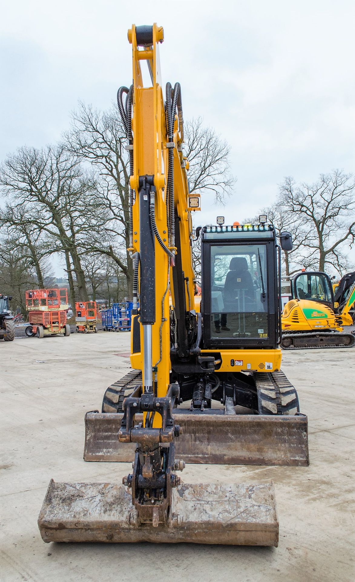 JCB 85 Z-2 Groundworker 8.5 tonne rubber tracked excavator Year: 2020 S/N: 2735672 Recorded Hours: - Image 5 of 30