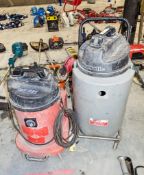 2 - Numatic 110v vacuum cleaners ** 1 with cord cut off ** CO
