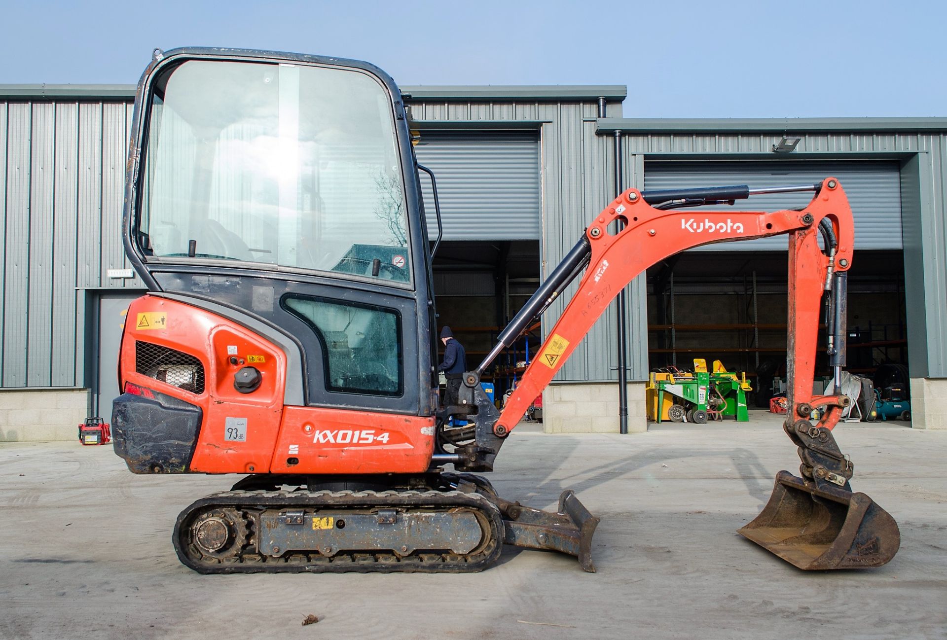 Kubota KX015-4 1.5 tonne rubber tracked excavator Year: 2014 S/N: 58181 Recorded Hours: 1616 - Image 8 of 21