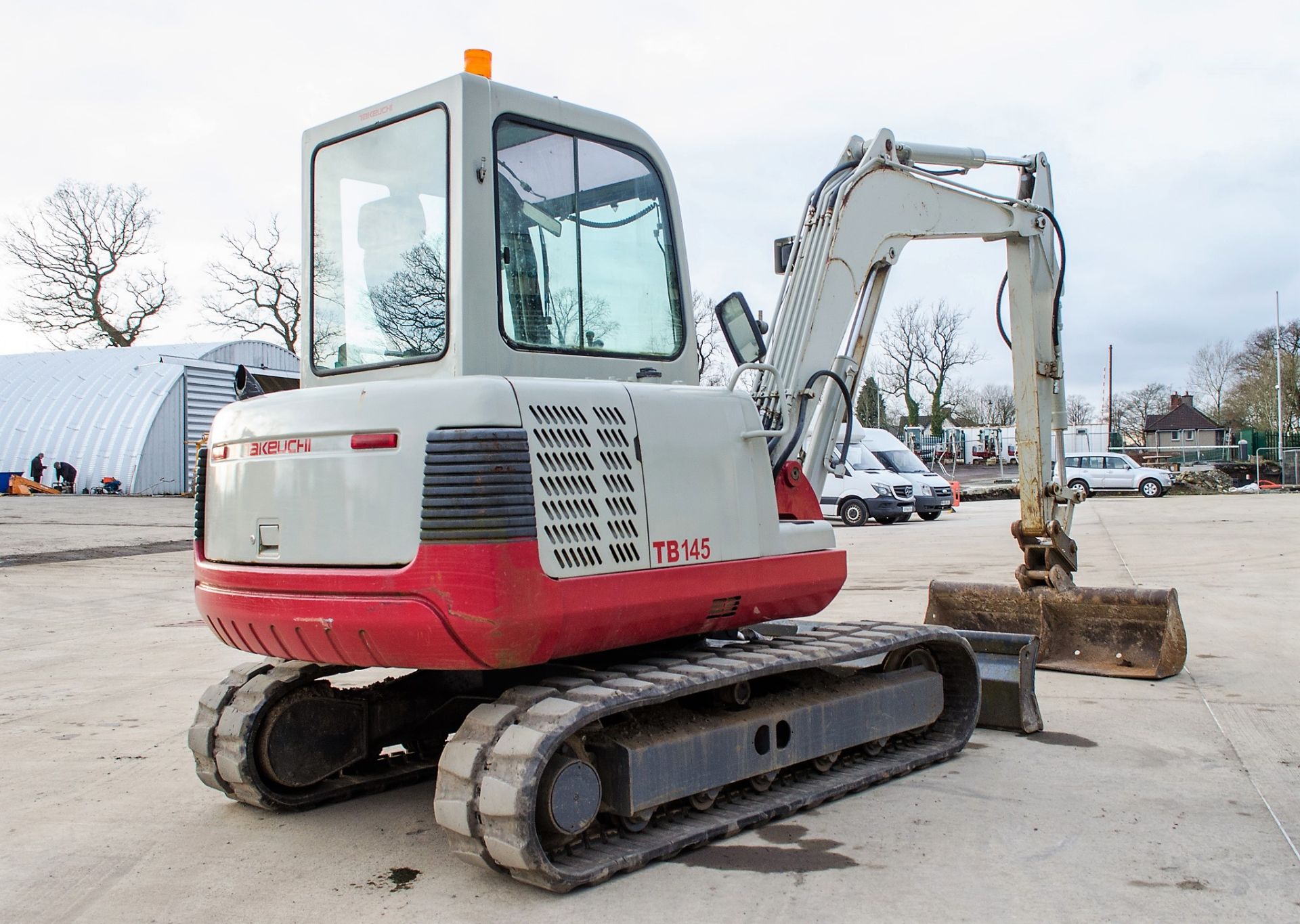 Takeuchi TB145 4.5 tonne rubber tracked excavator Year: 2003 S/N: 14512672 Recorded Hours: 8574 - Image 3 of 25