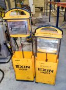 2 - Exin Light cordless LED work lights ** Only 1 with charger ** CO