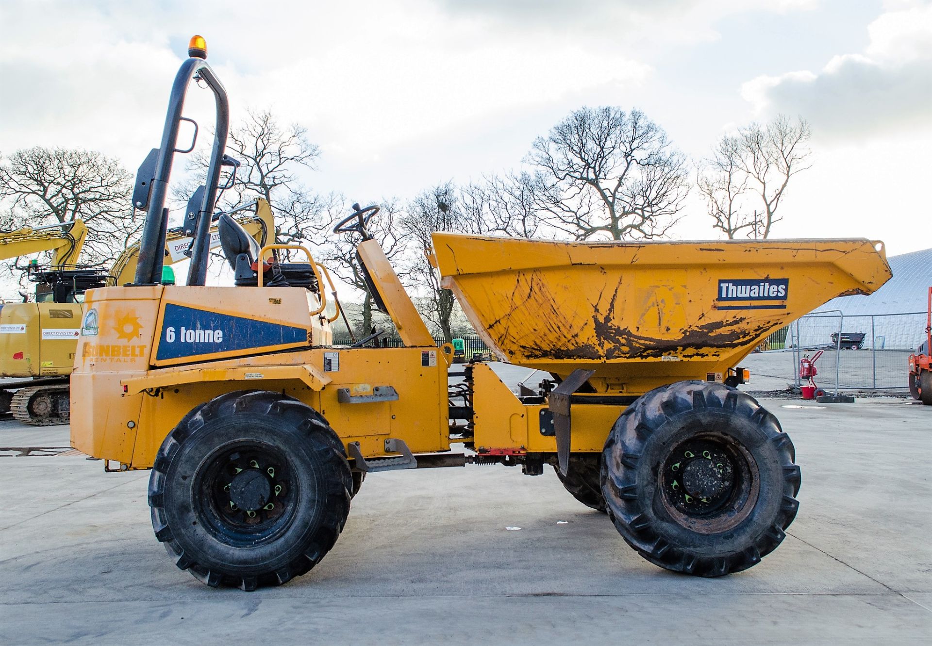 Thwaites 6 tonne swivel skip dumper Year: 2014 S/N: 1C7539 Recorded Hours: 1858 c/w V5C registration - Image 8 of 20