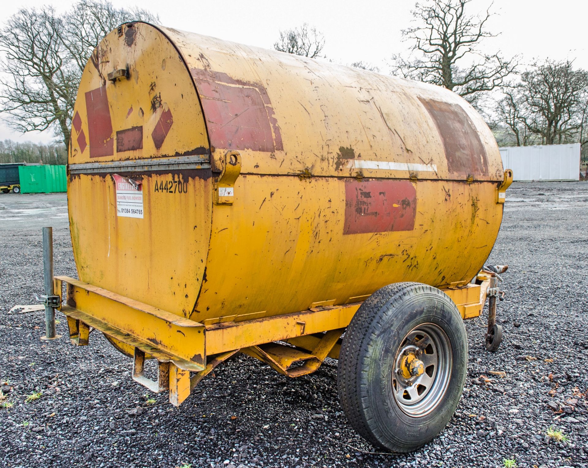 Trailer Engineering 2140 litre site tow bunded fuel bowser A442700 CO - Image 2 of 3