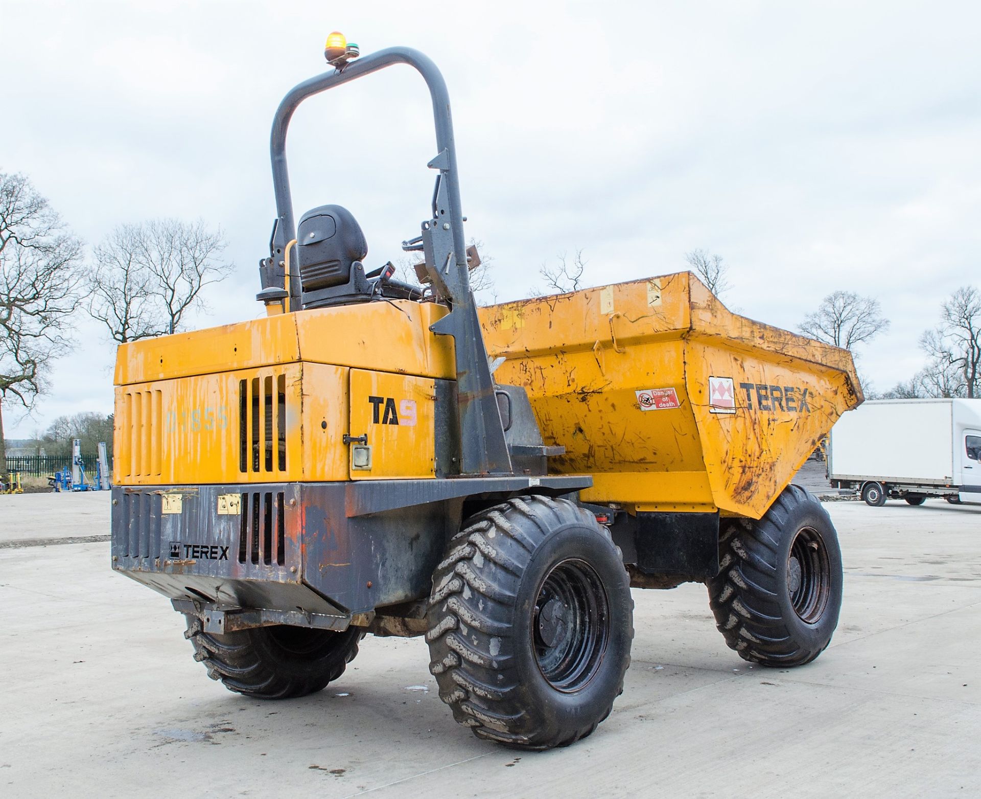 Terex 9 tonne straight skip dumper Year: 2014 S/N: EE5PK5550 Recorded Hours: Not displayed (Clock - Image 3 of 21