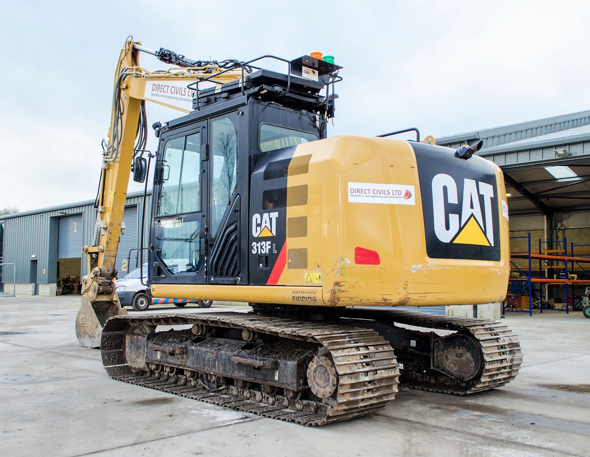 Caterpillar 313FL 13 tonne steel tracked excavator Year: 2020 S/N: 10898 Recorded Hours: 1292 piped, - Image 4 of 31