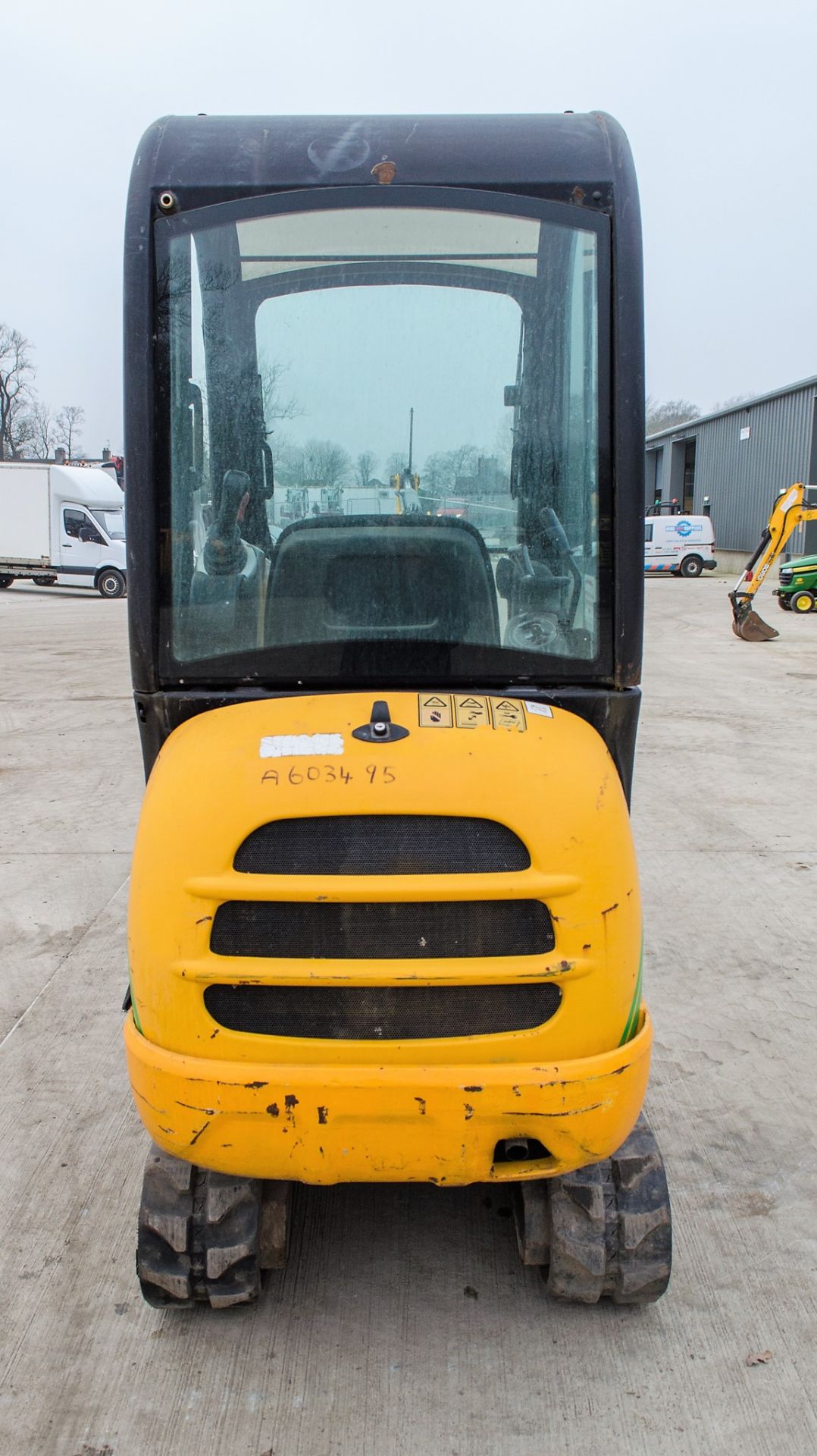 JCB 8018 1.8 tonne rubber tracked mini excavator Year: 2013 S/N: 2074806 Recorded Hours: 1604 blade, - Image 6 of 21