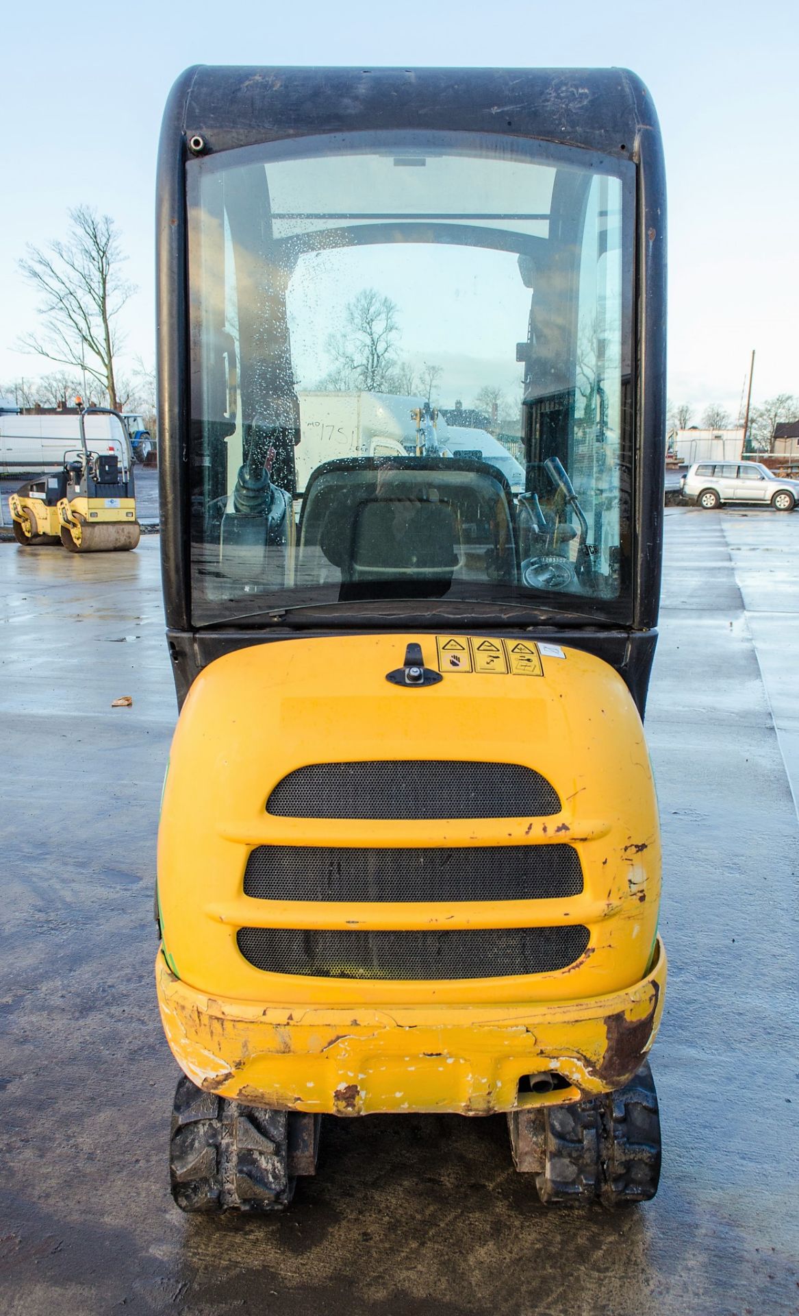 JCB 8016 1.5 tonne rubber tracked mini excavator Year: 2014 S/N: 2071571 Recorded Hours: 2133 blade, - Image 6 of 21