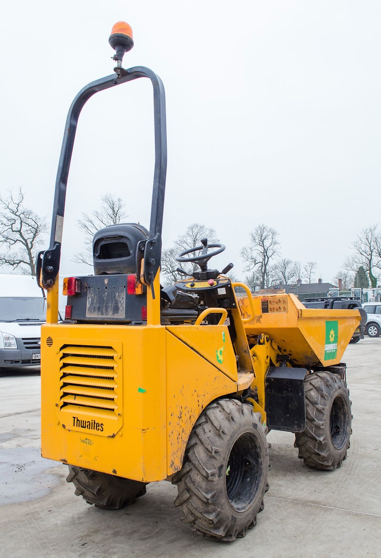 Thwaites 1 tonne hi-tip dumper Year: 2013 S/N: 317C5005 Recorded Hours: 1474 A602302 - Image 3 of 19