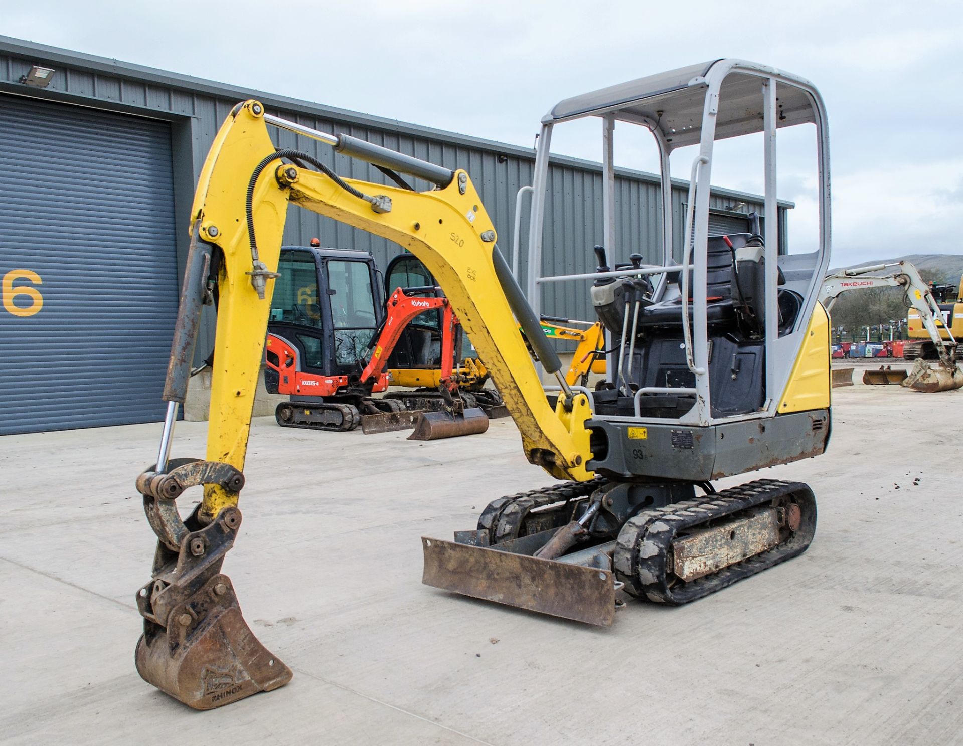 Wacker Neuson ET16 1.5 tonne rubber tracked mini excavator Year: 2016 S/N: HPAL00348 Recorded Hours: