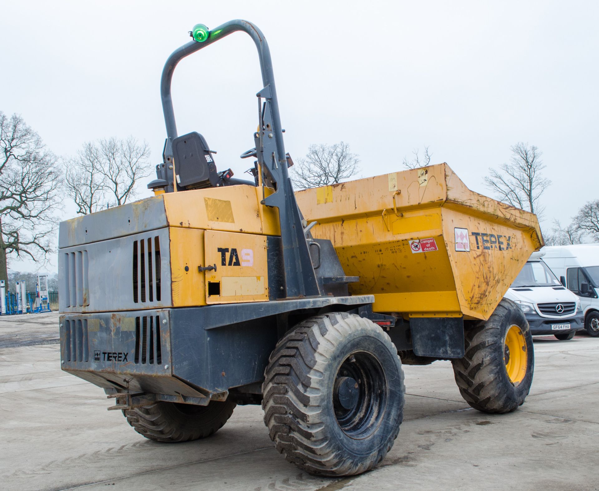 Terex TA9 9 tonne straight skip dumper Year: 2014 S/N: EE4PK5488 Recorded Hours: 2115 1857 - Image 3 of 21