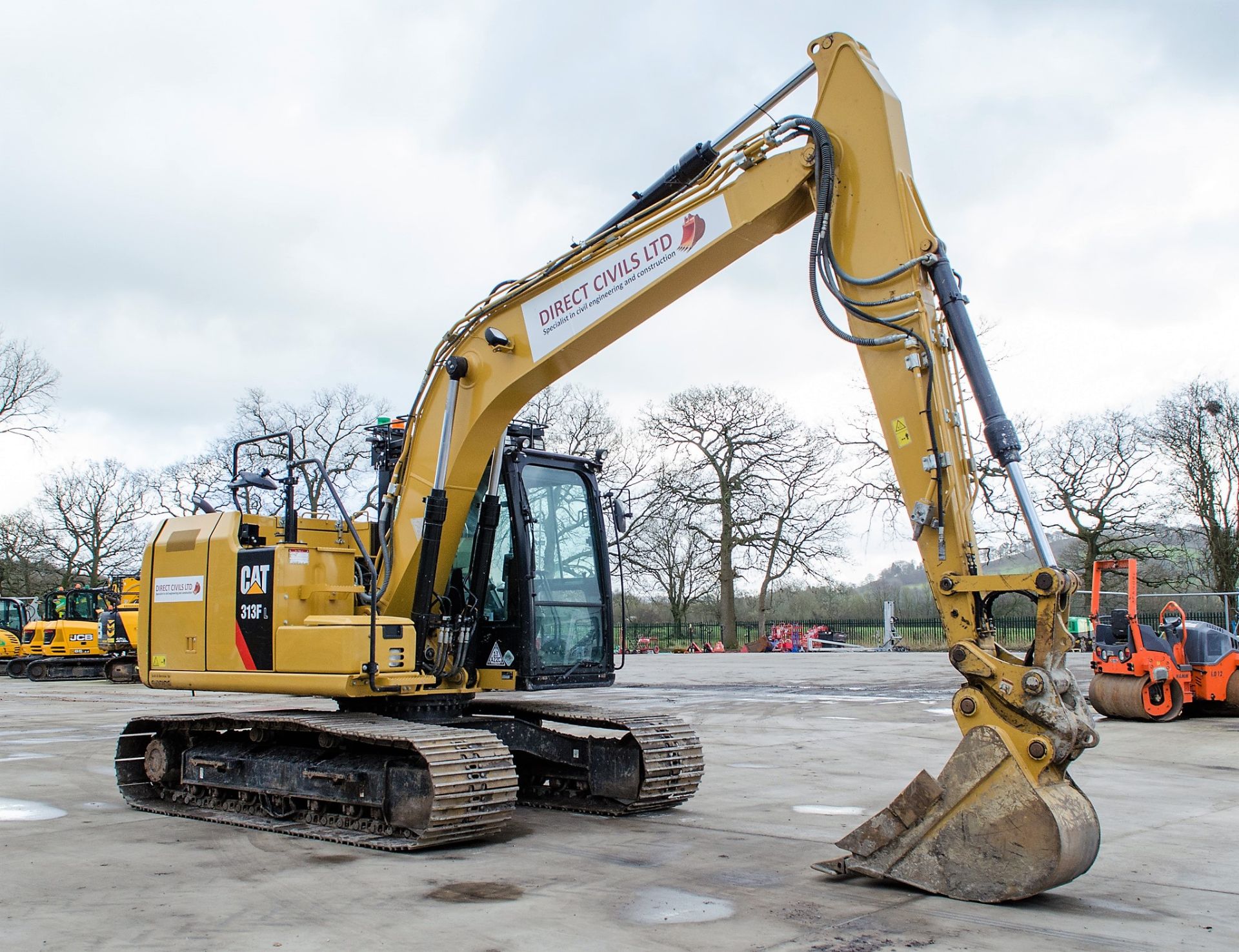 Caterpillar 313FL 13 tonne steel tracked excavator Year: 2020 S/N: 10898 Recorded Hours: 1292 piped, - Image 2 of 31