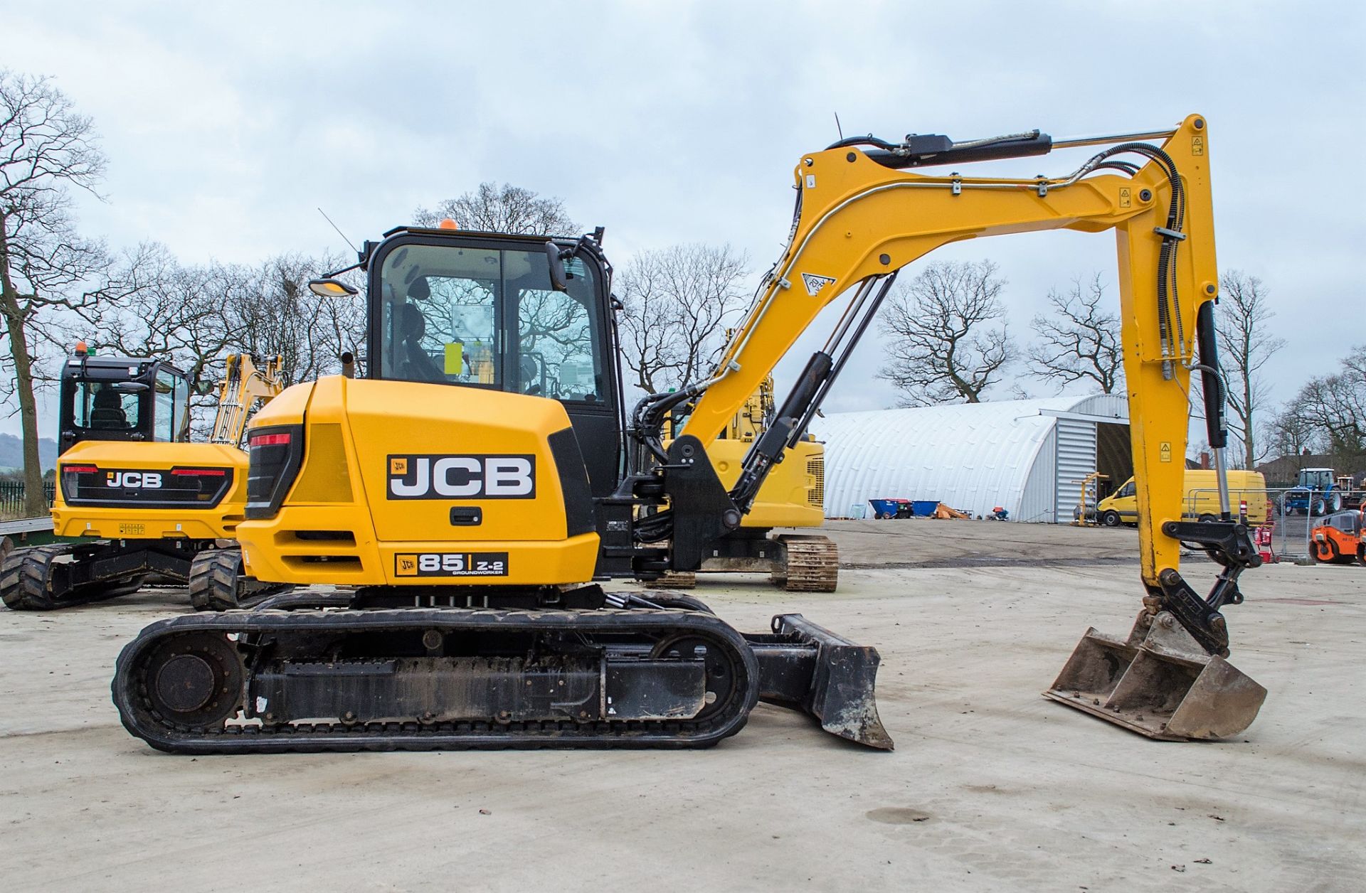JCB 85 Z-2 Groundworker 8.5 tonne rubber tracked excavator Year: 2020 S/N: 2735672 Recorded Hours: - Image 8 of 30