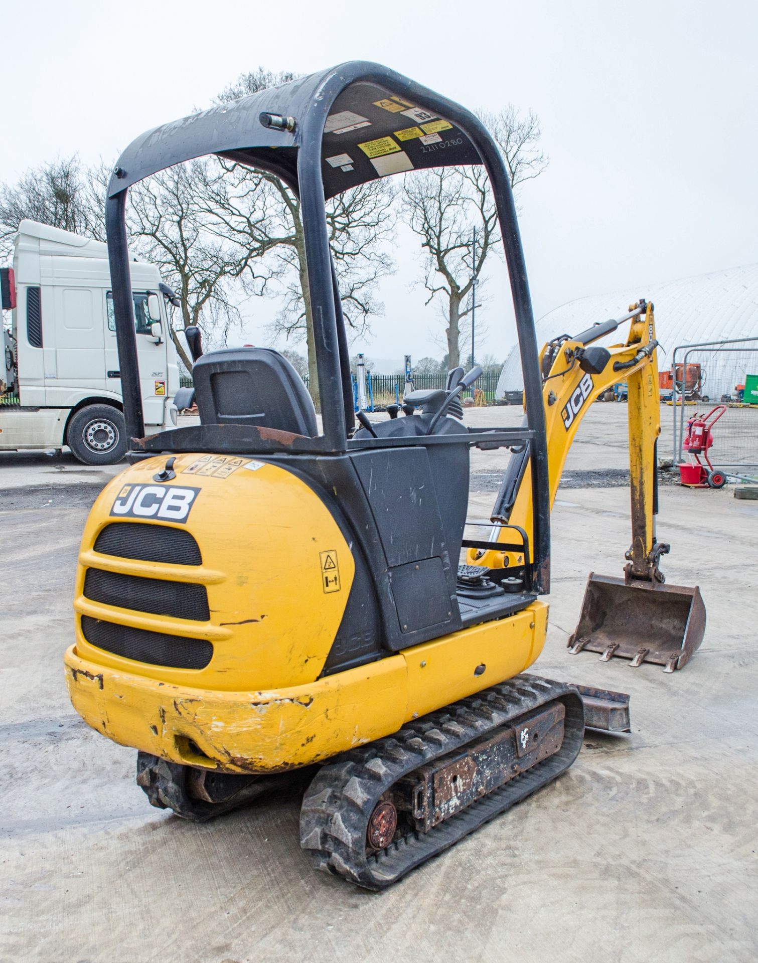 JCB 8014 CTS 1.5 tonne rubber tracked mini excavator Year: 2014 S/N: 2070496 Recorded Hours: 1539 - Image 3 of 20