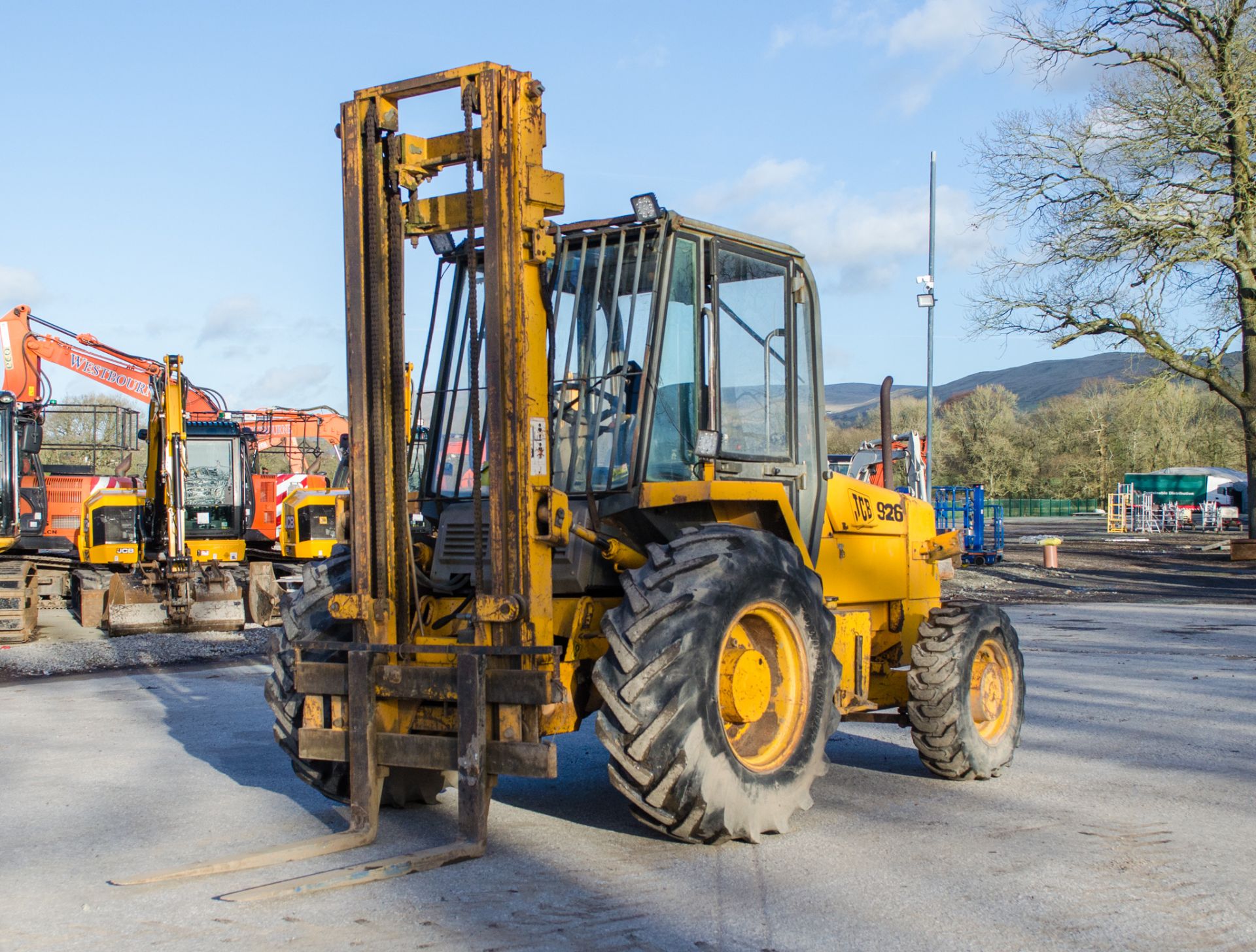 JCB 926 4wd rough terrain fork lift truck  Year: 1997  S/N: 662640 Recorded Hours: 9952