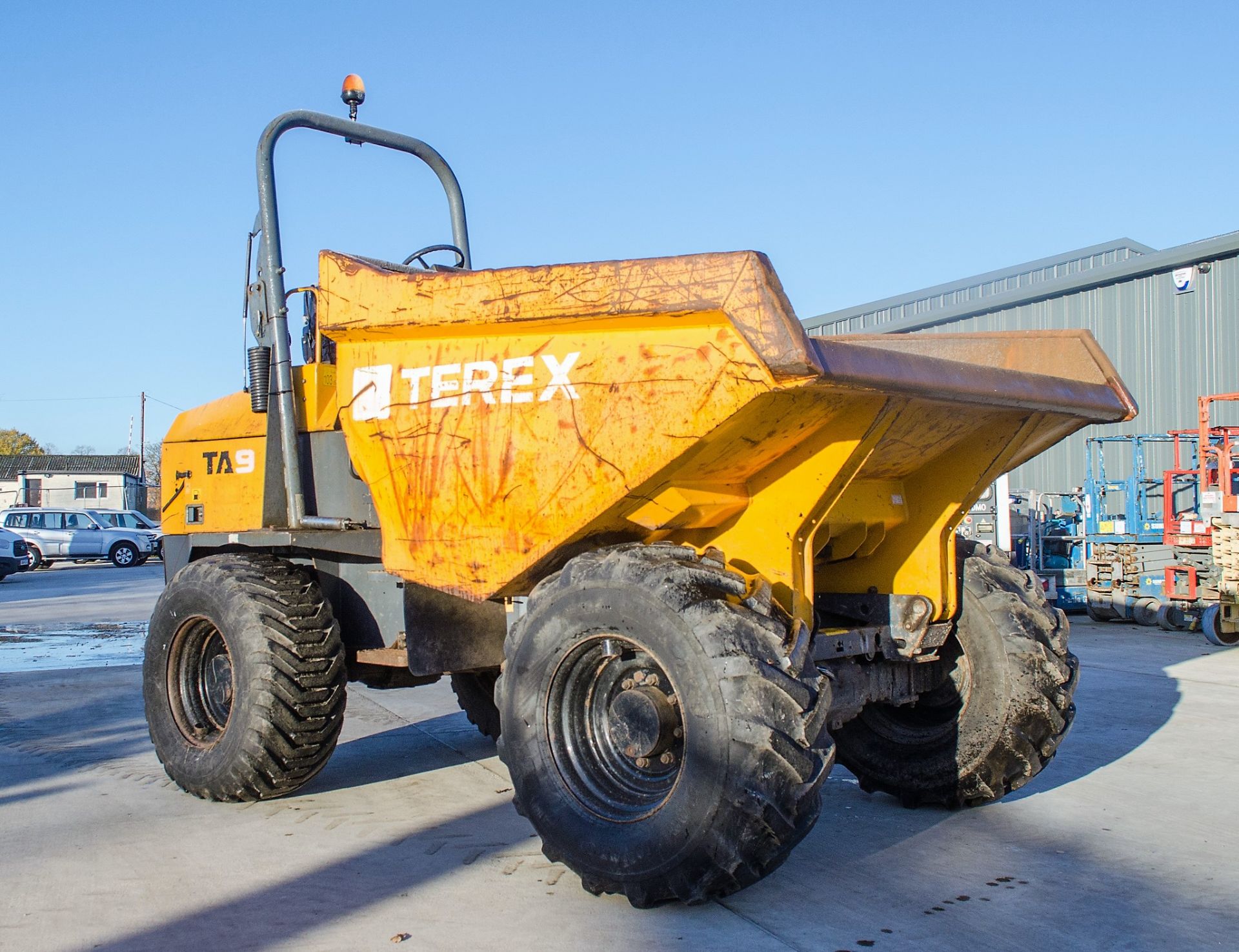 Terex TA9 9 tonne straight skip dumper Year: 2011 S/N: B4MV2375 Recorded Hours: 3265 18729 - Image 2 of 20