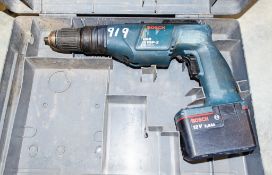 Bosch 12v cordless hammer drill c/w battery & carry case ** Torque switch loose & no charger ** CO