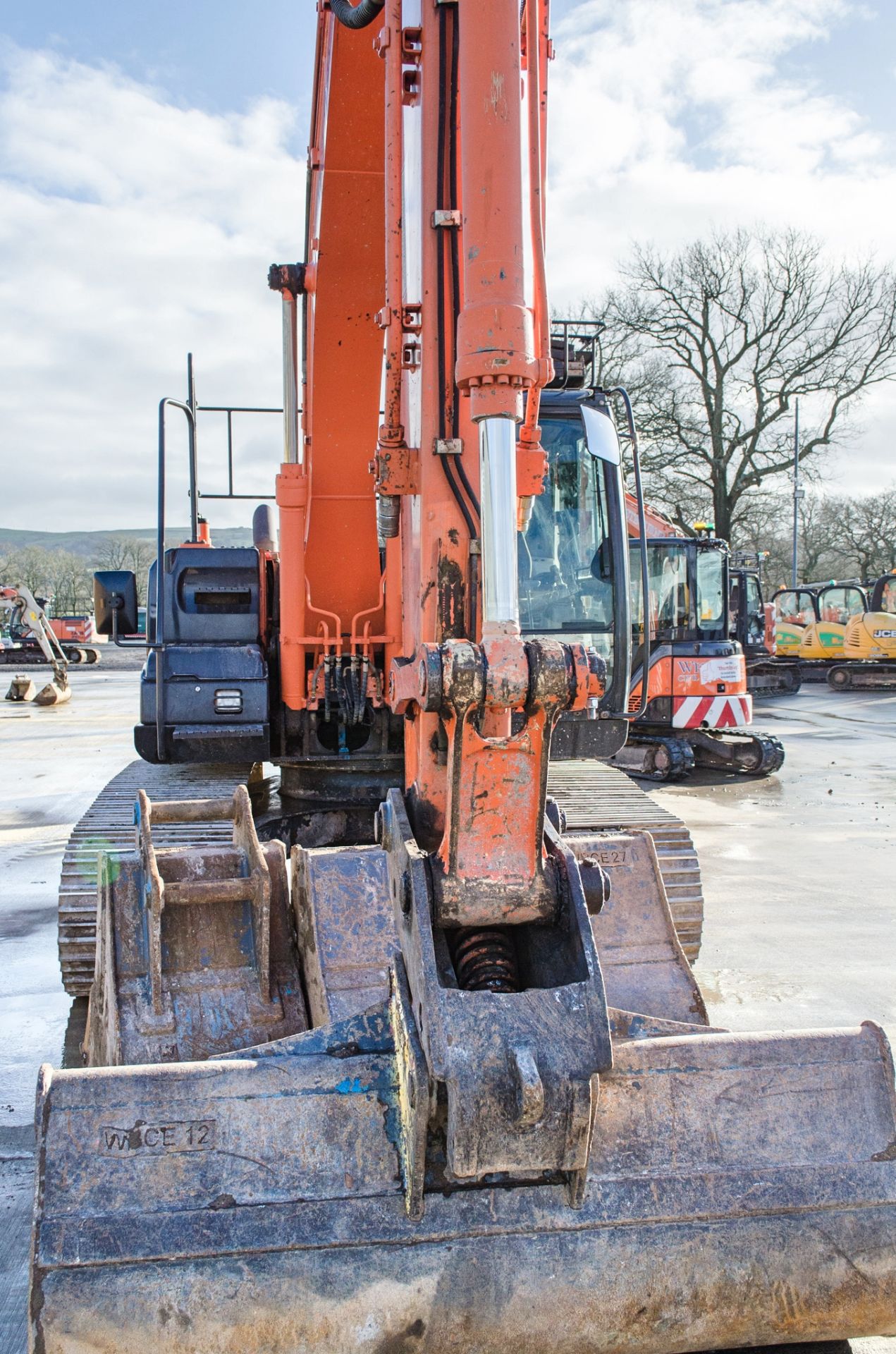 Hitachi ZX 130 LCN-5B 14 tonne steel tracked excavator Year: 2014 S/N: 91618 Recorded hours: 9054 - Image 14 of 25