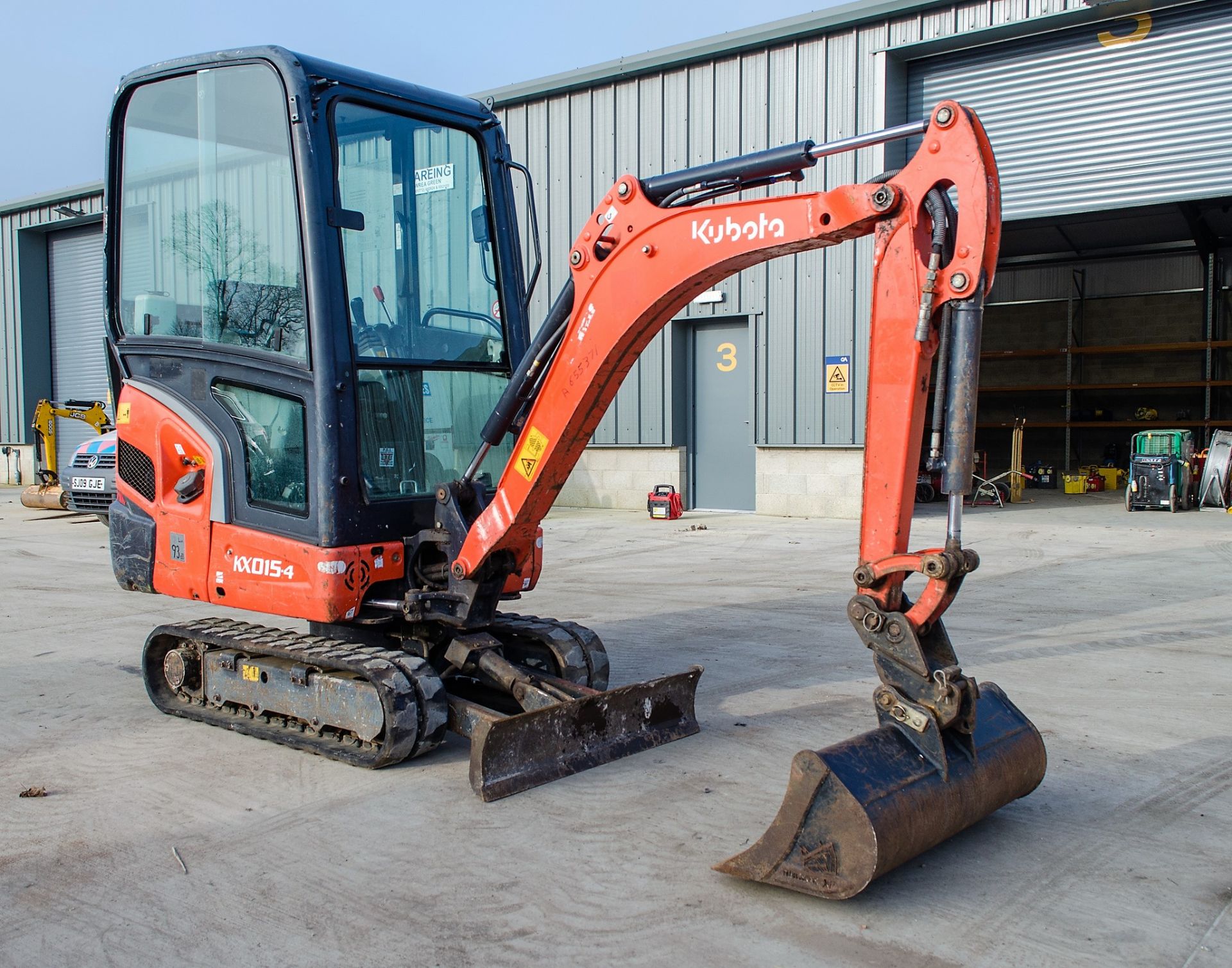 Kubota KX015-4 1.5 tonne rubber tracked excavator Year: 2014 S/N: 58181 Recorded Hours: 1616 - Image 2 of 21