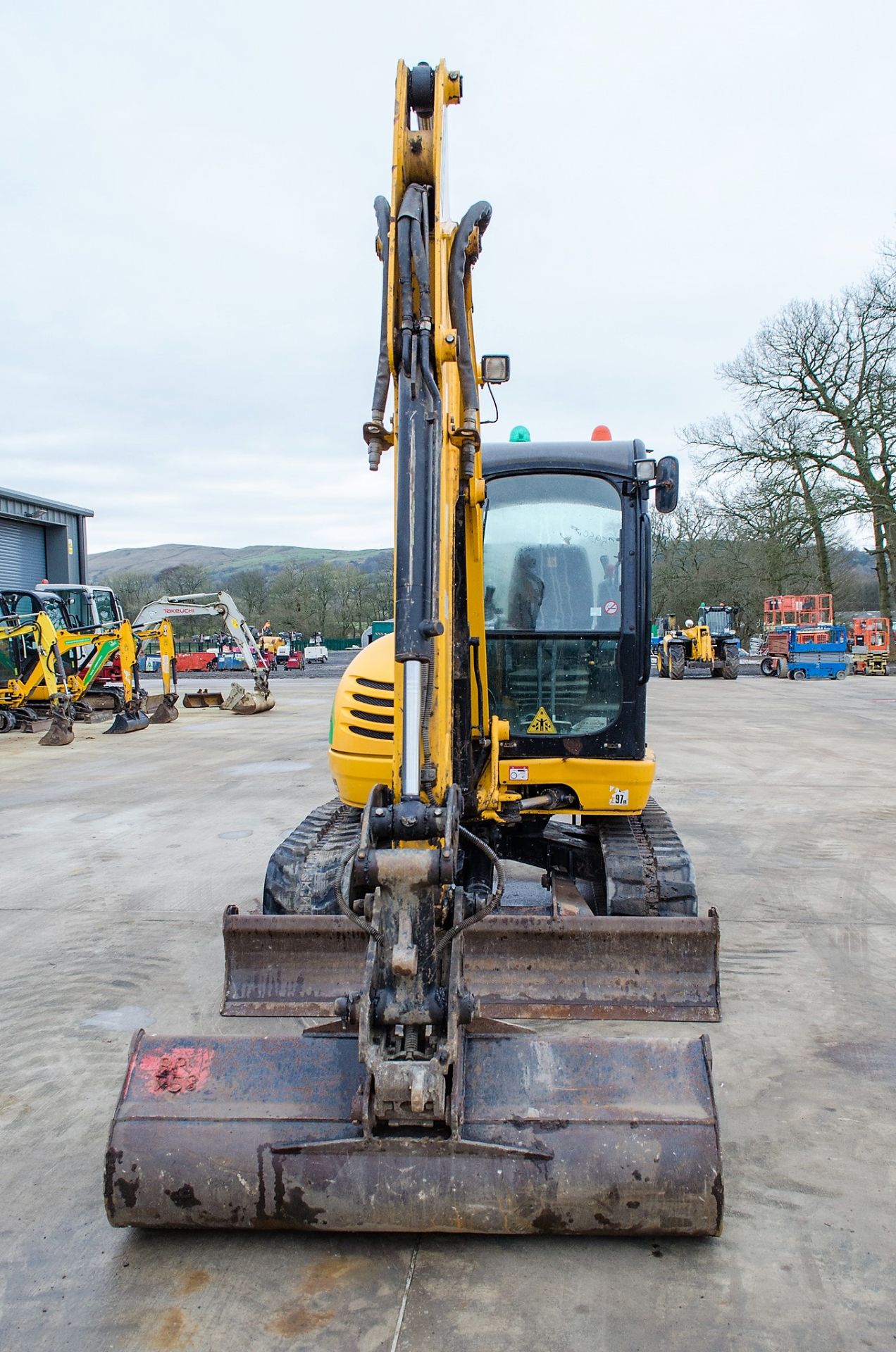 JCB 8055 RTS 5.5 tonne rubber tracked excavator Year: 2015 S/N: 2426300 Recorded Hours: 2924 - Image 5 of 24