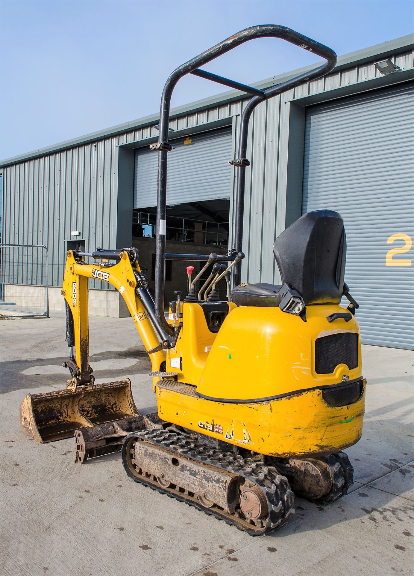 JCB 8008 CTS 0.8 tonne rubber tracked micro excavator Year: 2014 S/N: 2410547 Recorded Hours: 1625 - Image 3 of 20