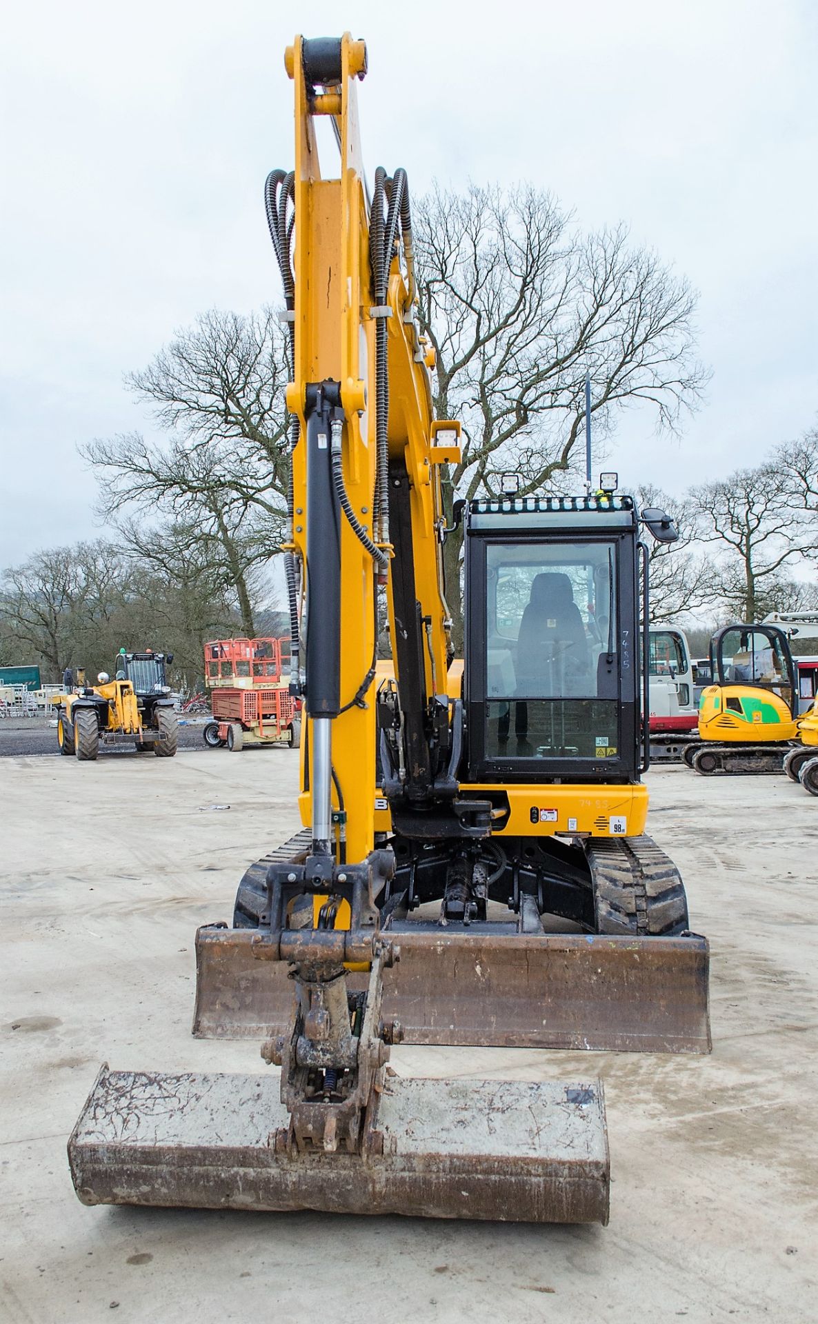 JCB 85 Z-2 Groundworker 8.5 tonne rubber tracked excavator Year: 2020 S/N: 2735673 Recorded Hours: - Image 5 of 29