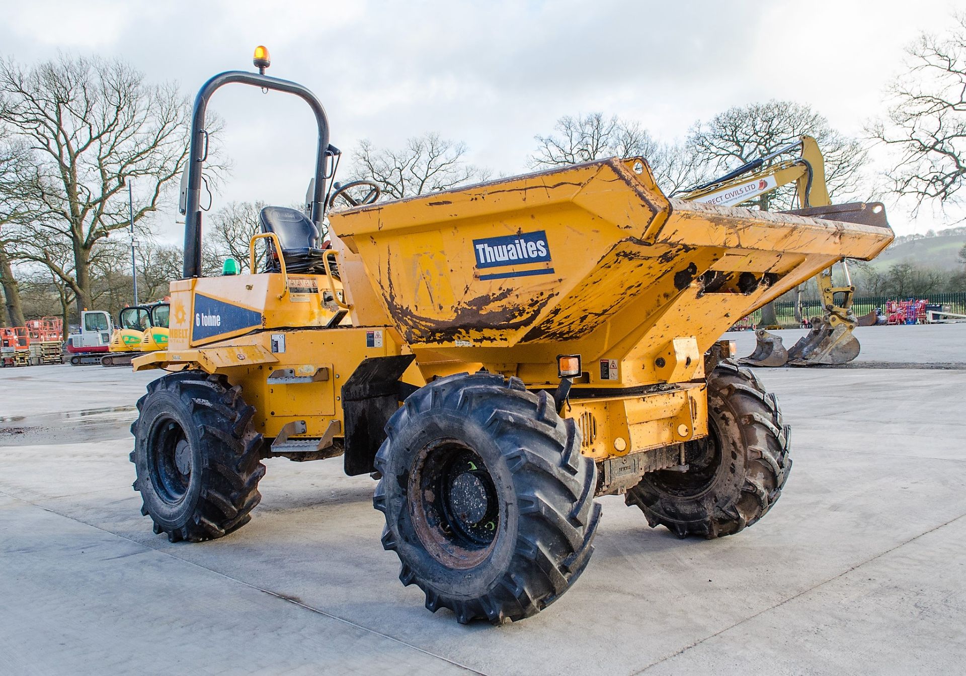 Thwaites 6 tonne swivel skip dumper Year: 2014 S/N: 1C7539 Recorded Hours: 1858 c/w V5C registration - Image 2 of 20