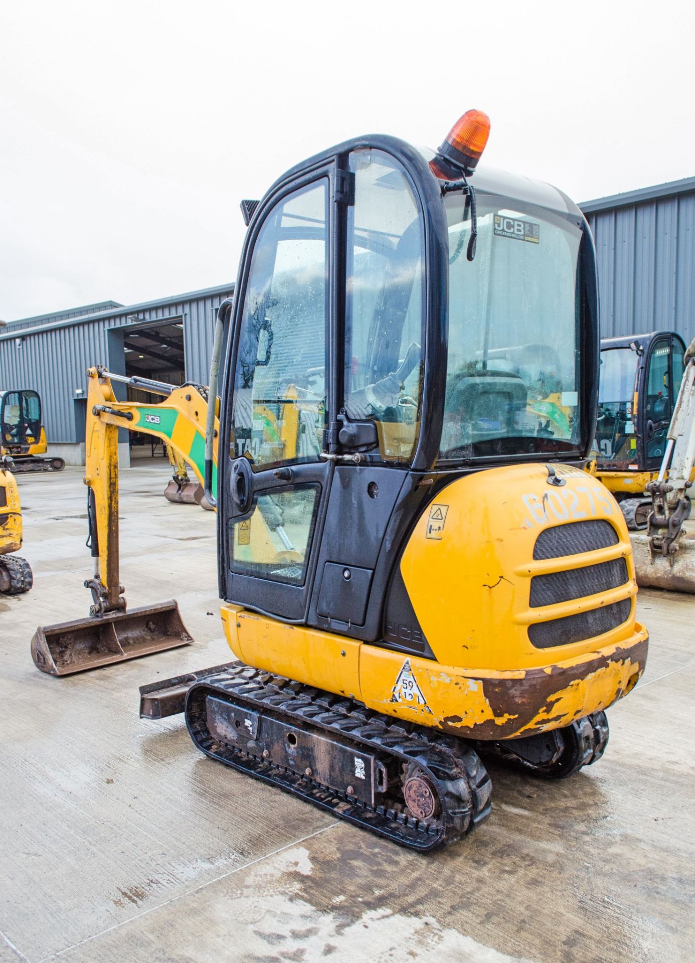 JCB 8016 1.5 tonne rubber tracked mini excavator Year: 2013 S/N: 2071485 Recorded Hours: 2396 blade, - Image 4 of 21