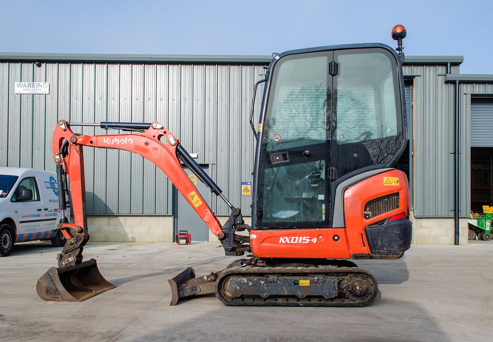 Kubota KX015-4 1.5 tonne rubber tracked excavator Year: 2014 S/N: 58181 Recorded Hours: 1616 - Image 7 of 21