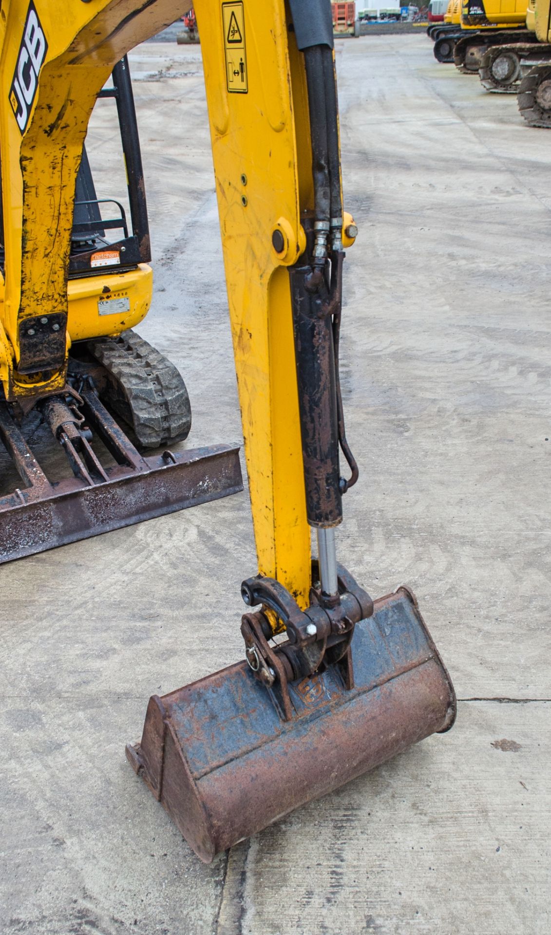 JCB 8014 CTS 1.5 tonne rubber tracked mini excavator Year: 2014 S/N: 2070496 Recorded Hours: 1539 - Image 13 of 20