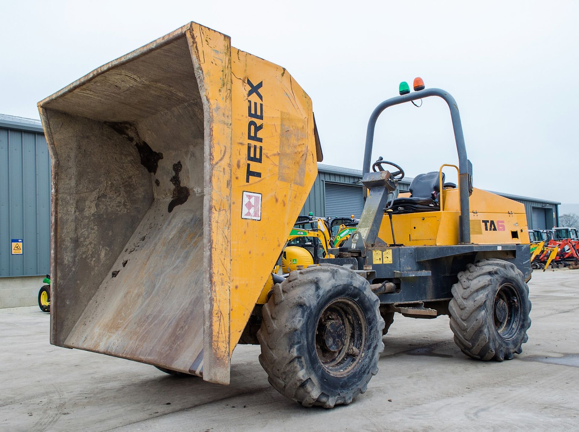 Terex TA6 6 tonne straight skip dumper Year: 2014 S/N: EE1PH5049 Recorded Hours: 1905 D1742 - Image 9 of 21