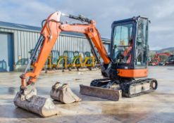 Hitachi ZX 29U-3 3 tonne rubber tracked mini excavator Year: 2013 S/N: 21228 Recorded hours: 5284