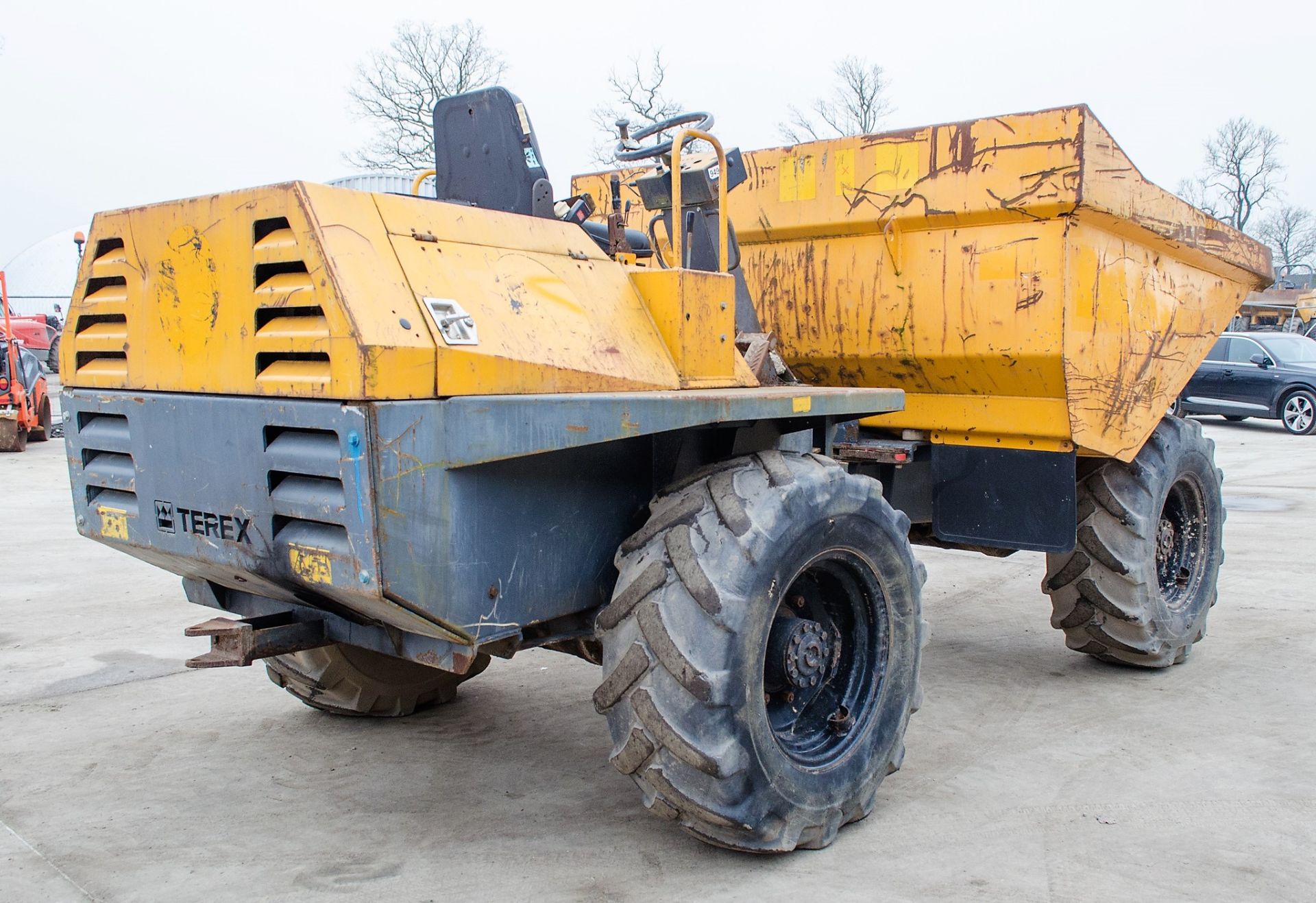 Terex 6 tonne straight skip dumper Year: 2010 S/N: TS2914 Recorded Hours: 2908 1832 - Image 3 of 21