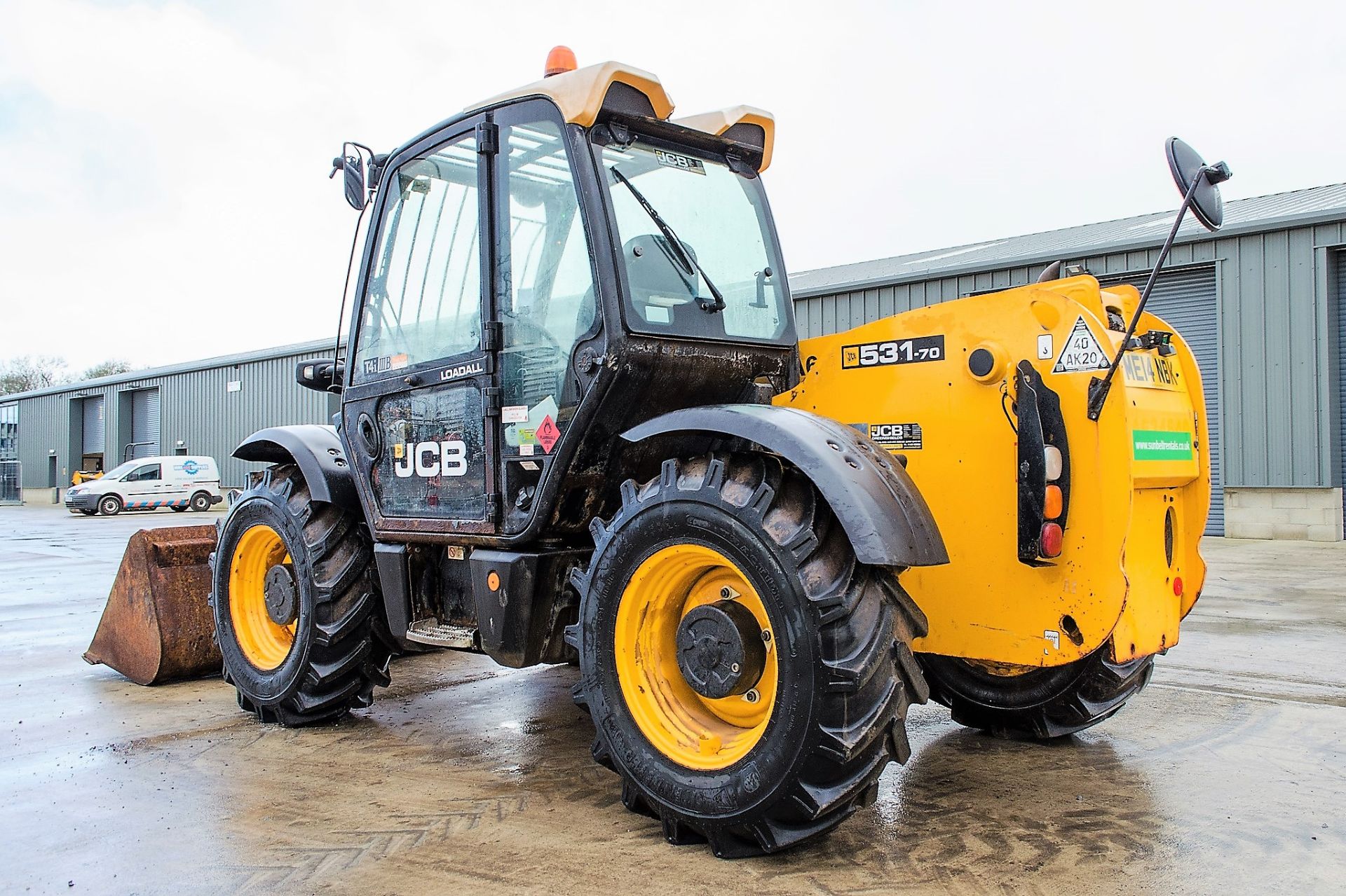 JCB 531-70 7 metre telescopic handler Year: 2014 S/N: 2339735 Recorded Hours: 2524 c/w 7ft bucket - Image 4 of 24