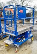 Power Tower battery electric push around scissor lift SHB1028