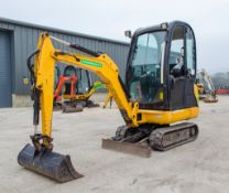 JCB 8018 1.8 tonne rubber tracked mini excavator Year: 2013 S/N: 2074806 Recorded Hours: 1604 blade,